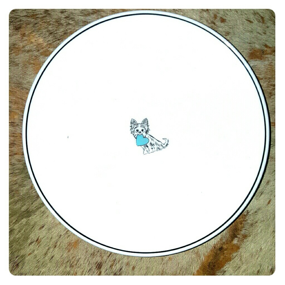 Tiffany & Co. Yorkie Dessert Plate